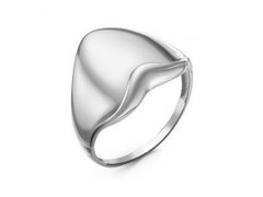 Серебряное кольцо с объемным верхом 
